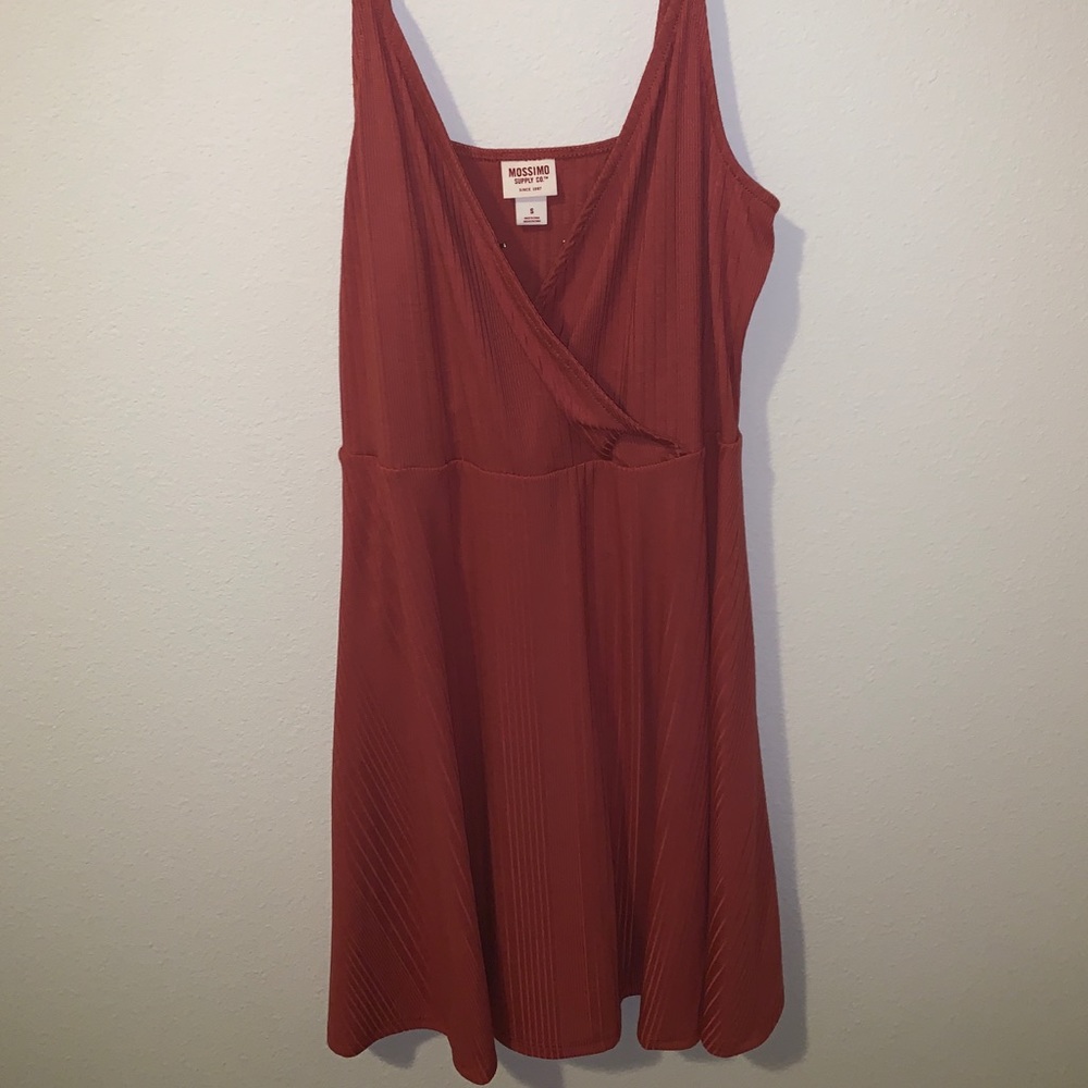 Burnt orange dress